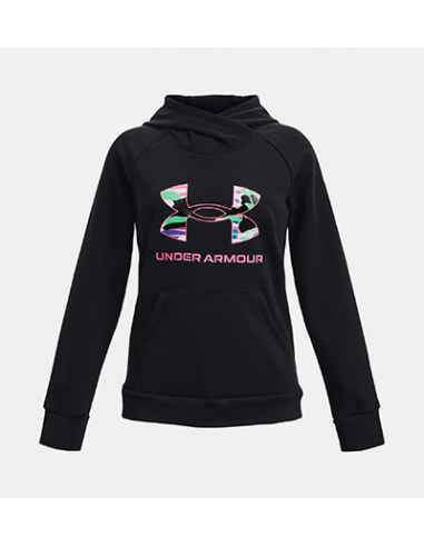 UNDER ARMOUR - Sudadera con capucha UA Rival Fleece Big Logo para niña
