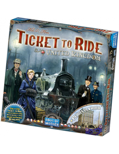 Ticket To Ride Map Collection: Volume 5 - United Kingdom & Pennsylvania
