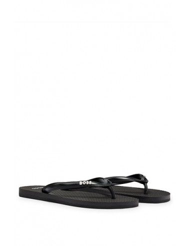 ITALIAN-MADE FLIP-FLOPS WITH BRANDED STRAP
