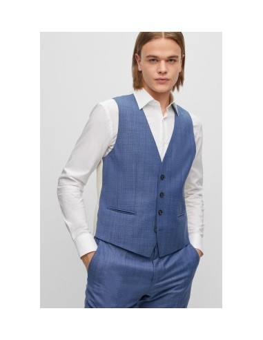 SLIM FIT SUIT IN CHECKED VIRGIN WOOL TWILL