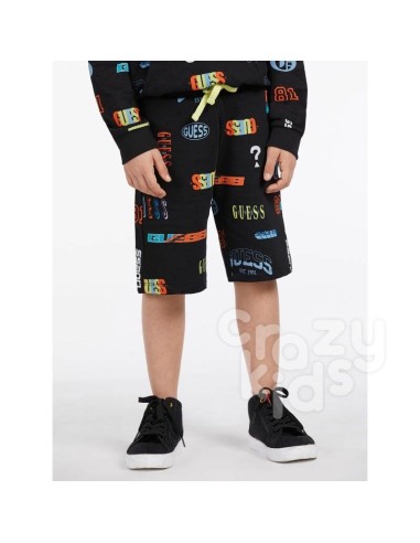 Children's shorts with Guess print for boy