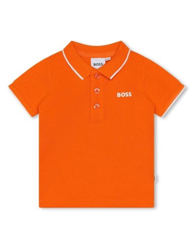 Orange Short Sleeve Polo