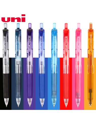 8 UNI color gel pens