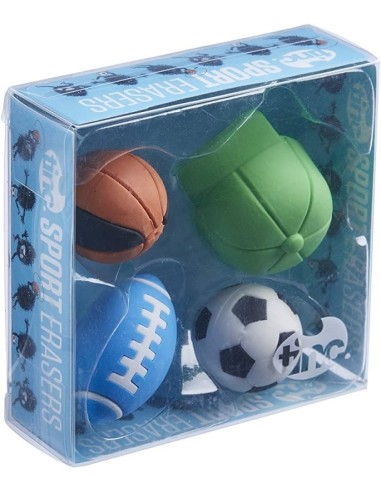 Tinc Sports Eraser Collection Pack for Kids
