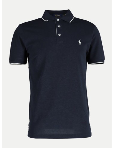 cotton polo shirt with embroidered polo ralph lauren logo