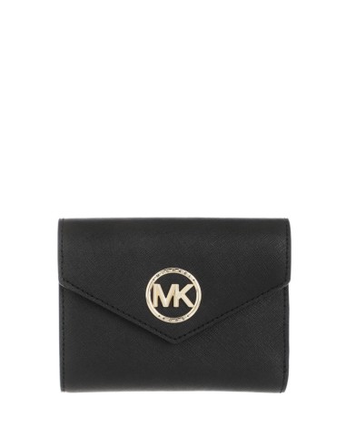 Carmen Medium Tri-Fold Wallet in Saffiano Leather
