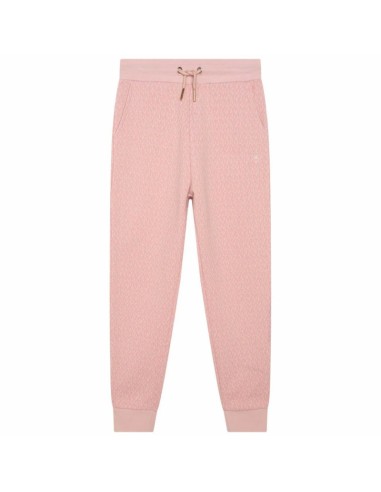 Pink English terry joggers