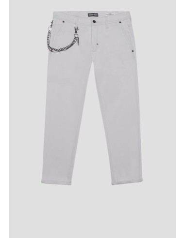 Gray skinny chino pants for men ANTONY MORATO