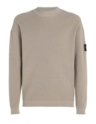 Suéter relajado con insignia de Calvin Klein