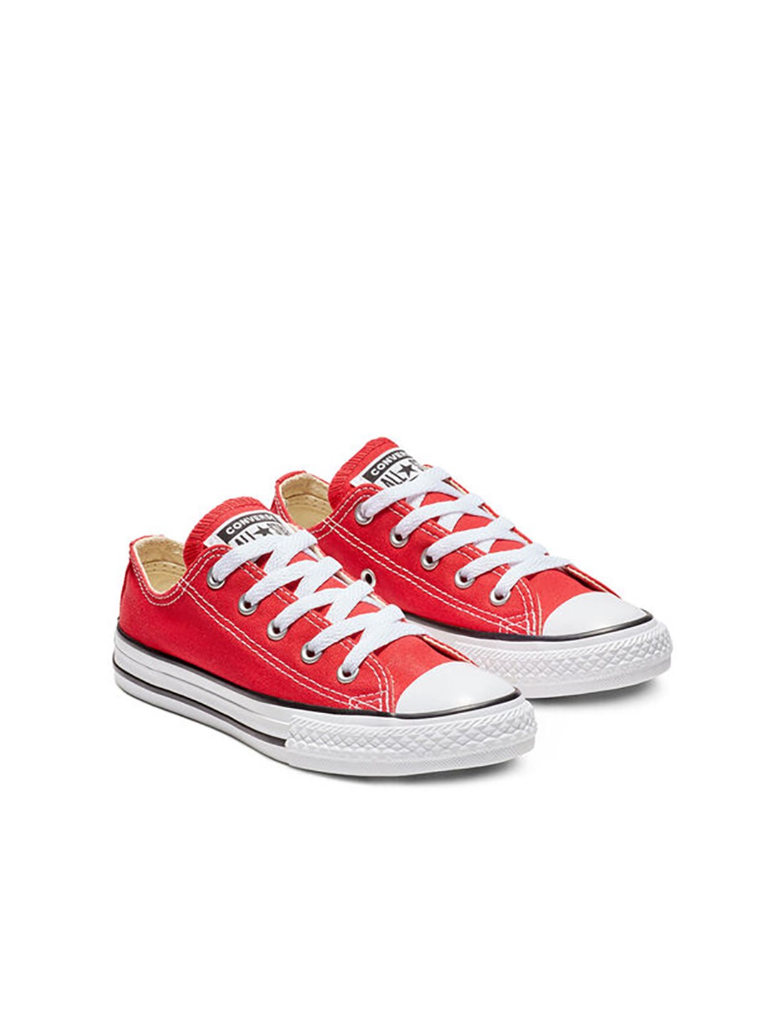 All star rouge basse sale