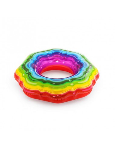 Rainbow Ribbon Inflatable Swim Tube